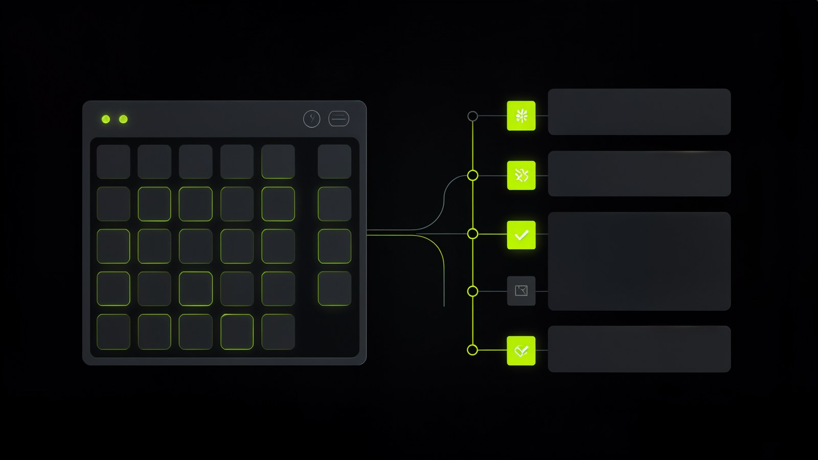 Booking & Workflow Automation Platform — generic interface artwork